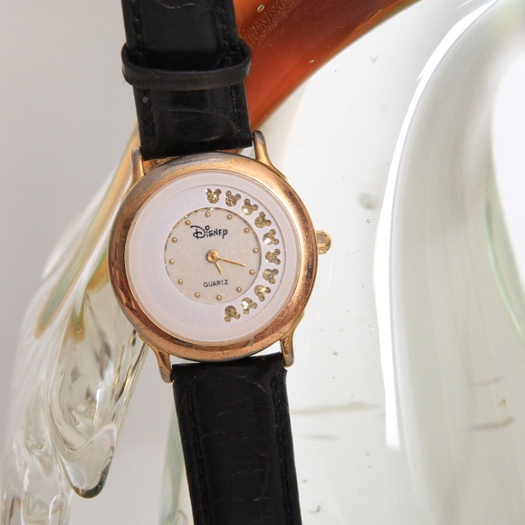 Disney Gold Tone 10 Mickey Ears Rotate on Watch main image 5